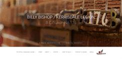Desktop Screenshot of billybishoplegion.org